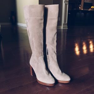 Michael Kors, tall heeled boots, size 8